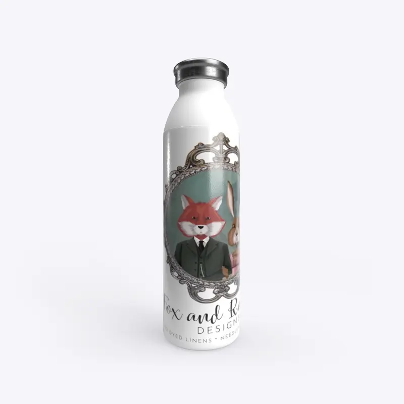 Fox and Rabbit Water Bottle