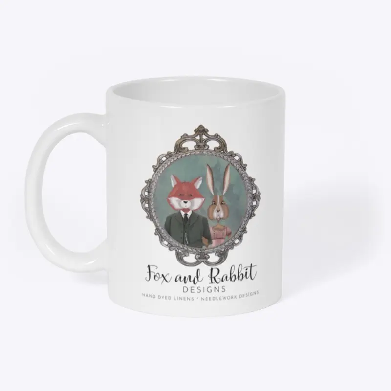 Fox and Rabbit Coffee Mug